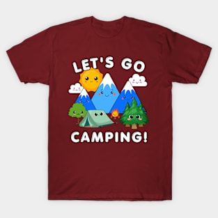 Lets go camping Kawaii Style T-Shirt